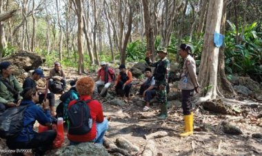 Anggota Koramil 0115/Cimanggu, Bersama Petugas TNUK Lakukan Patroli Di Ujung Kulon