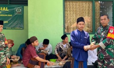 Jum’at Berkah Kodim 0601/Pandeglang, TNI Hadir Di Tengah Kesulitan Masyarakat