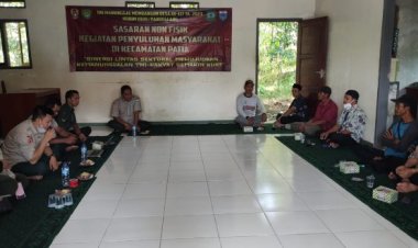 TMMD 117 Kodim 0601/Pdg, Warga Desa Babakankeusik Terima Penyuluhan Dari BPBD Pandeglang