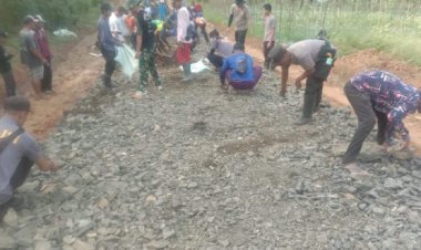 Di hari Kelima Pelaksaan TMMD Ke-117 Kodim 0601/Pandeglang Sudah Terlihat Hasilnya