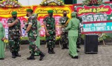 Kodim 0601/Pandeglang Gelar Tradisi Pisah Sambut Komandan Kodim