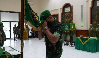 Danrem 064/MY, Pimpin Upacara Sertijab Dandim 0601/Pdg dan Dandim 0623/Cilegon