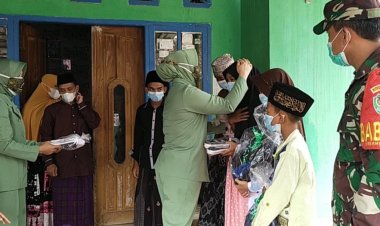 Persit KCK Kodim 0601/Pandeglang Berikan Bantuan Ke Ponpes