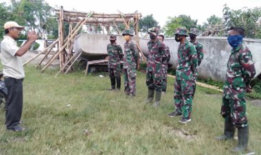 Personil Kodim 0601/ Pandeglang Kembali Membuat Kapal Ferrocement