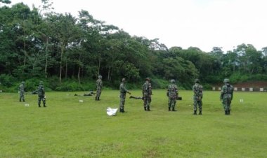 Tingkatkan Kemampuan Prajurit, Kodim 0601/ Pandeglang Laksanakan Latihan Menembak