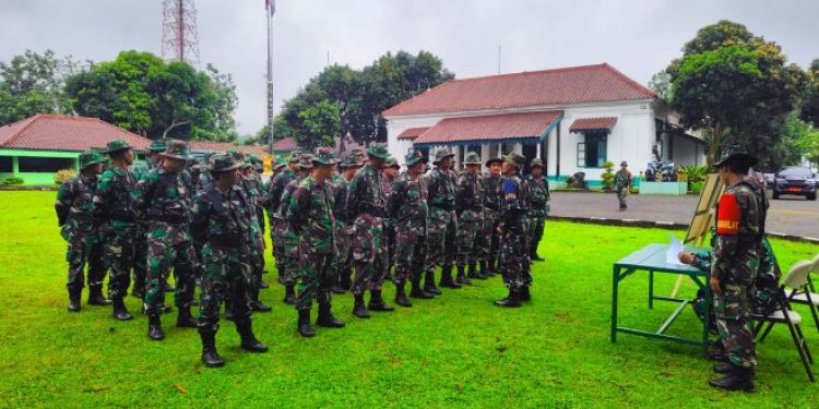 Tingkatkan Kemampuan Personil Kodim 0601/Pandeglang, Laksanakan Latorsar Umum Teritorial