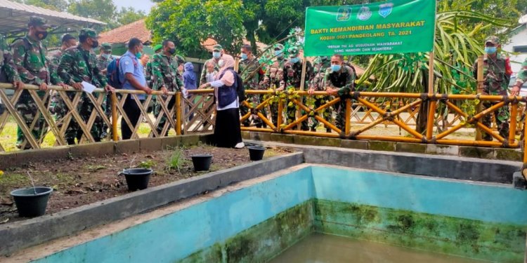 Dandim 0601/Pdg Buka Kegiatan Program Bakti kemandirian Masyarakat TA 2021