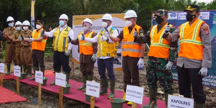 Mendampingi Bupati Pandeglang, Dandim Letkol Kav. Dedi Setiadi Hadiri Kegiatan GROUNDBREAKING Pembangunan IPA