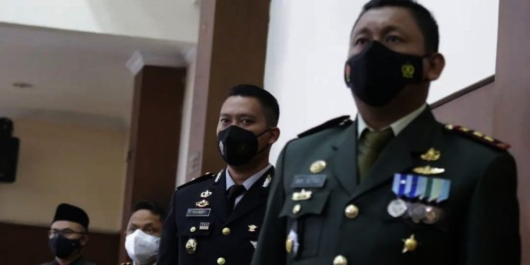Dandim 0601/Pandeglang Ikuti Pidato Kenegaraan Secara Virtual Bersama Forkopimda