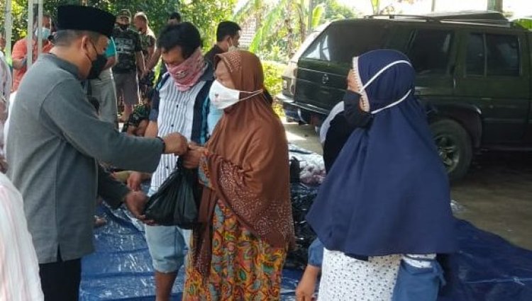 Sambut Hari Raya Idul Adha 1442 H, Dandim 0601/Pandeglang Serahkan Hewan Qurban