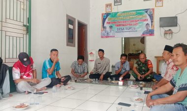 Babinsa Koramil 0111/Pagelaran Kodim 0601/Pandeglang Hadiri Musdesus Di Desa Turus