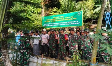 Kodim 0601/Pandeglang Gelar Program Karya Bakti di Kecamatan Majasari Pandeglang