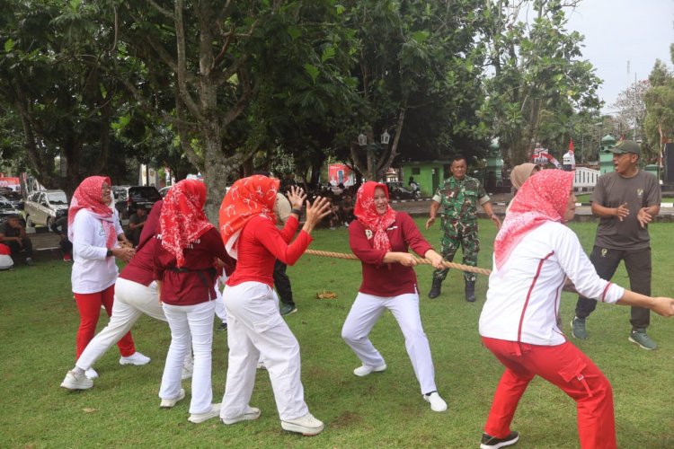 Kodim 0601/Pandeglang Gelar Lomba Liburan Rakyat Meriahkan HUT ke-80 RI