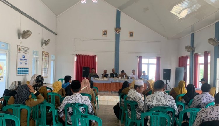 Koramil 0111/Pagelaran Kodim 0601/Pandeglang Dukung Sosialisasi Pemberian Makanan Bergizi Gratis (MBG) di Patia