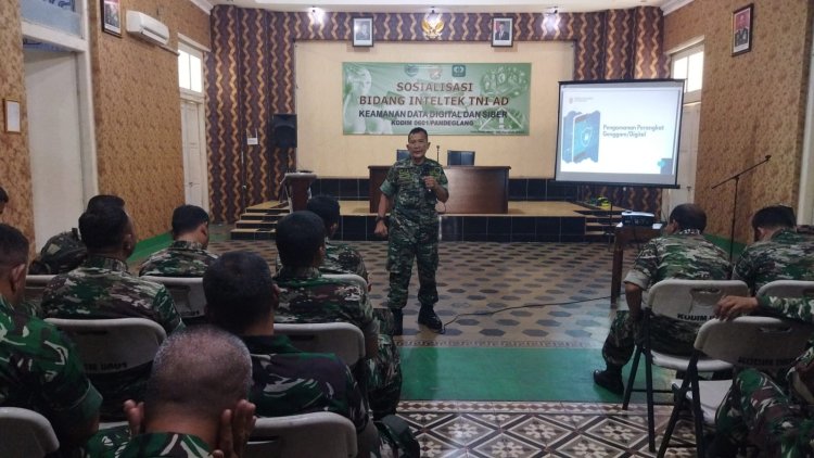 Kodim 0601/Pandeglang Gelar Sosialisasi Keamanan Data Digital dan Siber