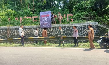 Babinsa Koramil 0104/Cimanuk Kodim 0601/Pandeglang Bersama Aparat Terkait Laksanakan Patroli Gabungan di Wilayah Cipeucang
