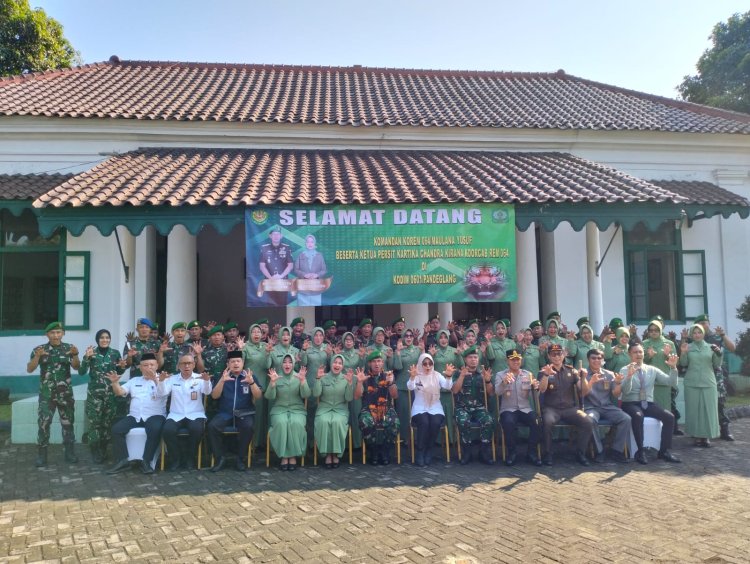 Danrem 064/MY Brigjen TNI Edi Saputra Kunjungi Kodim 0601/Pandeglang, Perkuat Silaturahmi dengan Tokoh Agama Banten