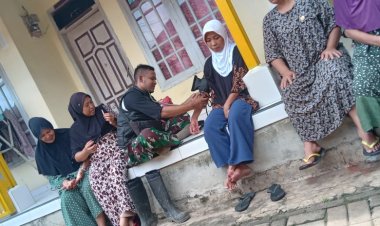 Satgas TMMD ke-126 Laksanakan Pemantauan Kesehatan Warga dengan Pemeriksaan Tekanan Darah di Lokasi TMMD