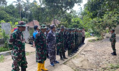 Satgas TMMD ke-126 Kodim 0601/Pandeglang Laksanakan Apel Pagi Sebelum Melanjutkan Kegiatan di Sektor Masing-Masing