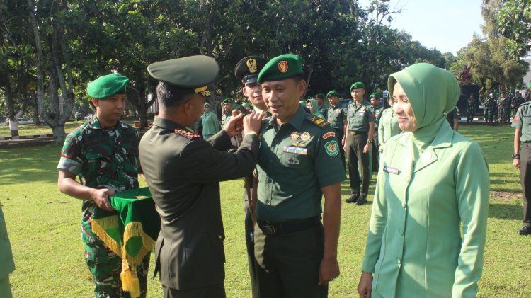 51 Anggota Kodim 0601/Pandeglang Naik Pangkat, Dandim Berikan Apresiasi