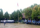 Upacara Bendera Merah Putih di SMPN 2 Bojong Bersama Danramil 0108/Bojong