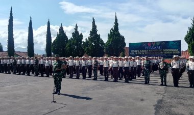 Danrindam III/Siliwangi Pimpin Pembukaan Kegiatan Korps Kadet Republik Indonesia (KKRI) Gelombang III TA 2025