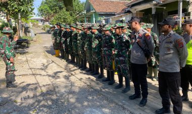 SATGAS TMMD KE-126 KODIM 0601/PANDEGLANG  Hari ke-27, Satgas TMMD ke-126 Laksanakan Apel Pengecekan Kesehatan dan Evaluasi Sebelum Masuk ke Aktivitas Sektor Masing-Masing