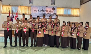 Pelantikan Majelis Pembimbing Ranting, LPK dan Pengurus Kwartir Ranting Gerakan Pramuka Pagelaran Masa Bakti 2025–2028