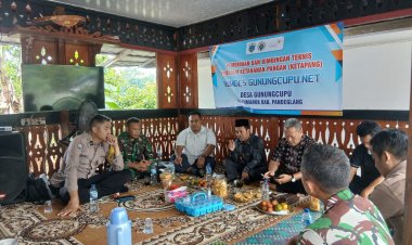 Danramil 0104/Cimanuk Hadiri Pelatihan Bimbingan Teknis Budi Daya Cabai Program Ketahanan Pangan Tahun 2025 di Desa Gunung Cupu
