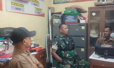 Babinsa Koramil 0112/Jiput Laksanakan Puldata Ter di Kantor Desa sebagai Upaya Pemutakhiran Data Wilayah