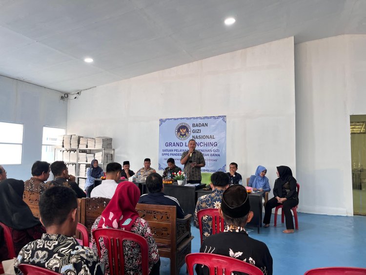 Danramil 0111/Pagelaran Hadiri Launching Program Makanan Bergizi Gratis untuk Siswa-Siswi se-Kecamatan Pagelaran
