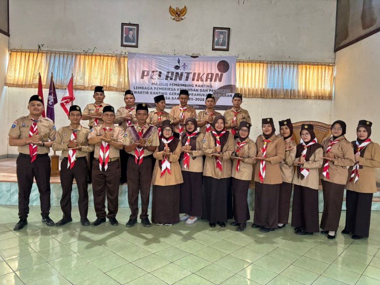 Pelantikan Majelis Pembimbing Ranting, LPK dan Pengurus Kwartir Ranting Gerakan Pramuka Pagelaran Masa Bakti 2025–2028