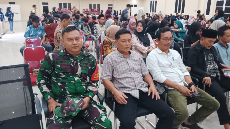 Babinsa Koramil 0107/Saketi Hadiri dan Amankan Seminar Nasional Pangan di UNMA Sodong Saketi