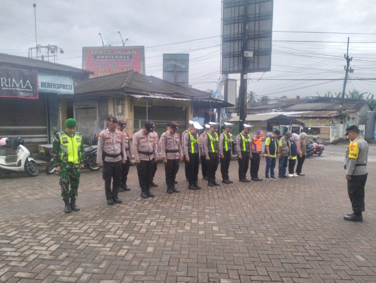 Apel Gabungan PAM Pelayanan Perayaan Natal 2025 dan Tahun Baru 2026 di Wilayah Banjar