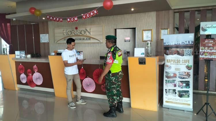 Serka Butono Babinsa Koramil 0102/Cadasari Laksanakan Pengamanan Objek Vital Perhotelan Jelang Natal 2025 dan Tahun Baru 2026