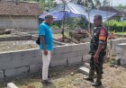 Babinsa Koramil 0116/Cikeusik Laksanakan Monitoring Pembangunan Dapur MBG Yayasan Seraya Bakti Emas di Desa Cikeusik