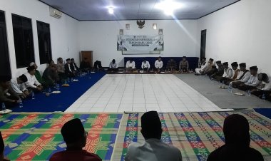 Danramil 0105/Mandalawangi Hadiri Istigosah Menyambut Pergantian Tahun Baru 2025/2026 Tingkat Kecamatan Mandalawangi