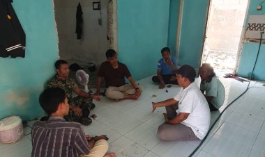 Babinsa Koramil 0110/Labuan Laksanakan Komsos Terkait Pembangunan Dapur MBG Swadaya Masyarakat