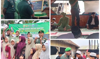 DANREM 064/MY LAKSANAKAN KUNJUNGAN KERJA KE KODIM 0601/PANDEGLANG