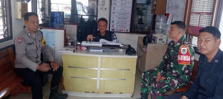 Serda Muhamad Jajang Babinsa Koramil 0101/Pandeglang Bersama Polres Laksanakan Monitoring dan Sambang Rutan Kelas IIB Pandeglang