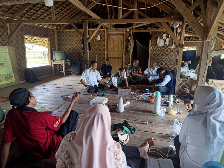 Sertu Widagyo Babinsa Koramil 0111/Pagelaran Ikuti Vikon Panen Raya dan Pengumuman Swasembada Pangan