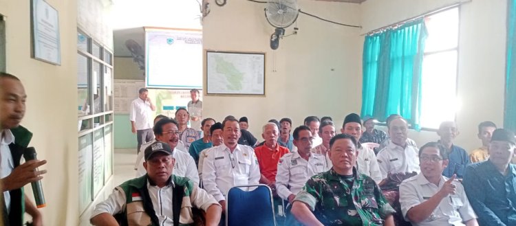 Danramil dan Babinsa Koramil 0108/Bojong Hadiri Tasyakuran Swasembada Pangan di Kecamatan Picung