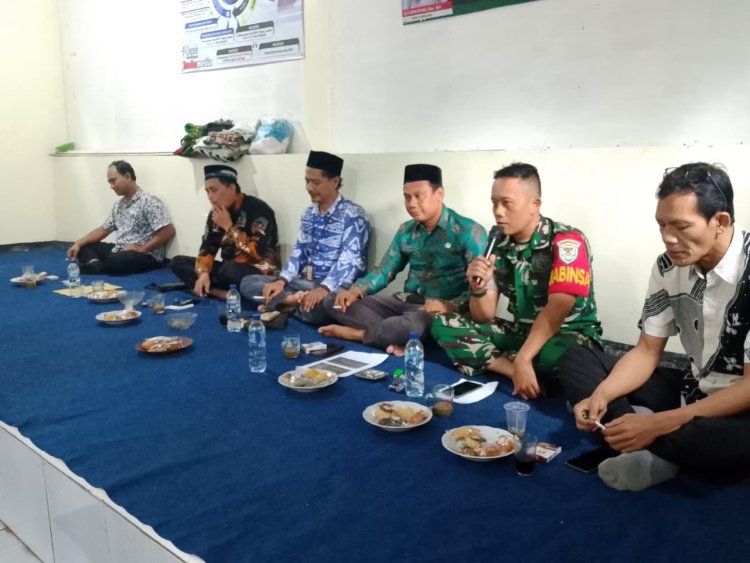 SERTU HARIYANTO BABINSA KORAMIL 0103/BANJAR HADIRI MUSRENBANGDES DESA BANJARSARI TA 2027