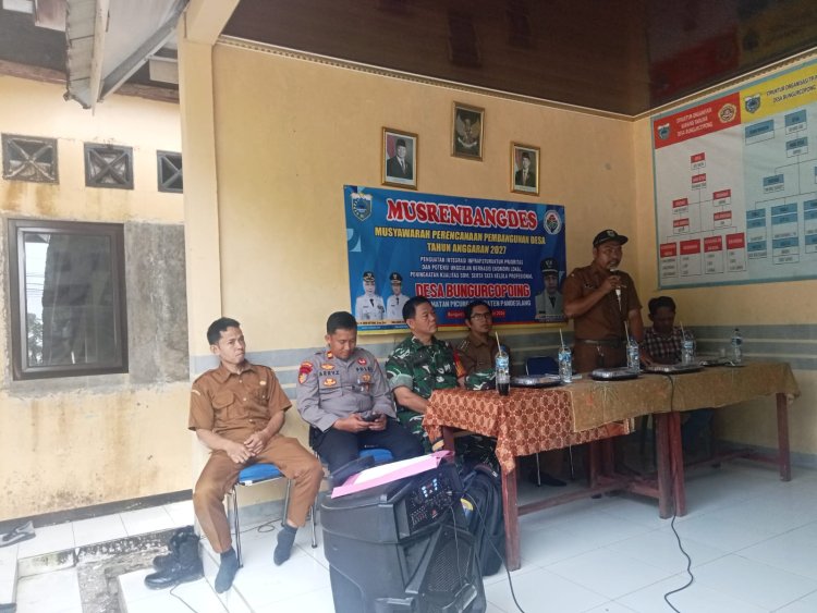 DANRAMIL 0108/BOJONG HADIRI MUSRENBANGDES DESA BUNGURCOPONG TAHUN ANGGARAN 2027