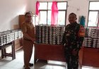 Serda Hamdan Mulyadi Babinsa Koramil 0107/Saketi Dampingi Penyaluran Program MBG Yayasan Inthisar