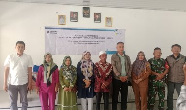 Serka Yatno Babinsa Koramil 0111/Pagelaran Hadiri Sosialisasi Identifikasi dan Inventarisasi Lahan Terdampak Jalur SUTET di Desa Tegal Papak