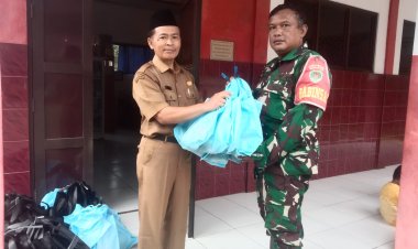 Pendampingan Babinsa Koramil 0107/Saketi dalam Penyaluran MBG Yayasan Hono Santoso dan Insantera Barakah Indonesia