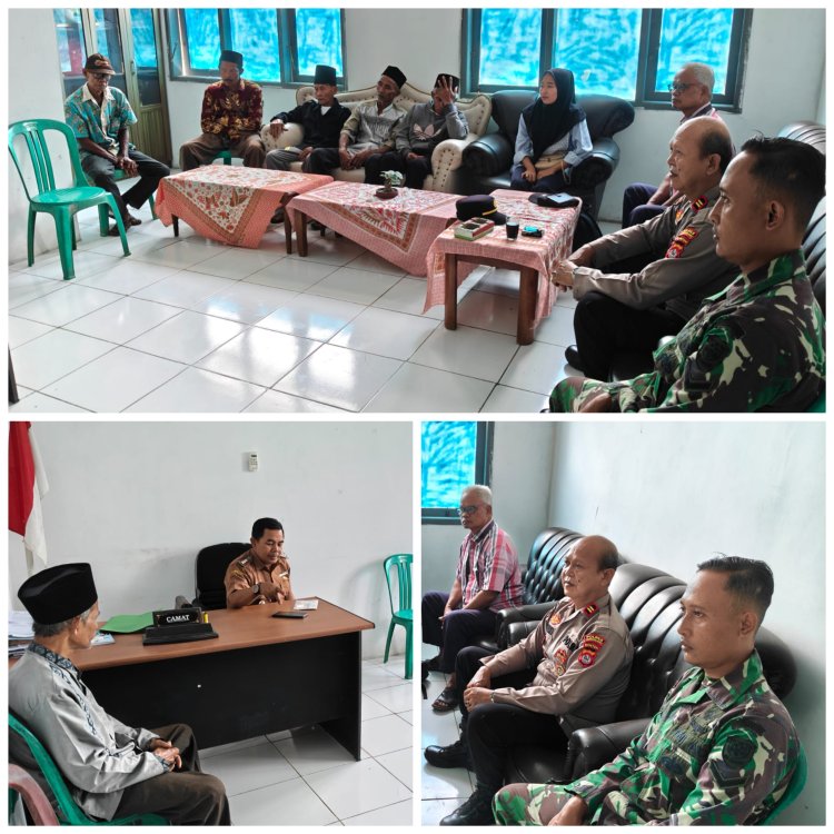 KORAMIL 0109/MUNJUL – KODIM 0601/PANDEGLANG  Babinsa Koramil 0109/Munjul Hadiri Musyawarah Klarifikasi Data Tanah Urug di Desa Gunung Batu