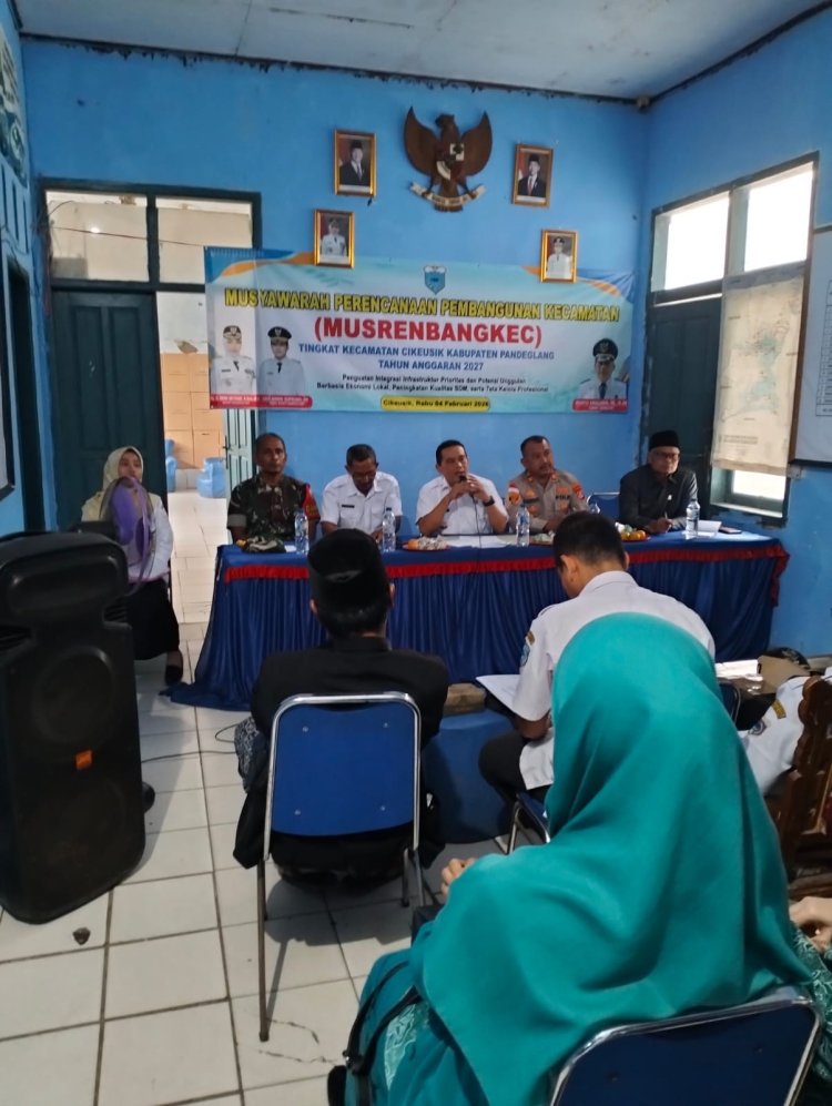 Danramil 0116/Cikeusik Hadiri Musrenbang Kecamatan Cikeusik Tahun 2026