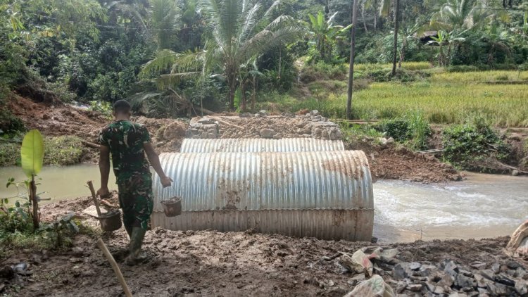 Pelaksanaan Monitoring Pembangunan Jembatan ARMCO  Kampung Cibodas, Desa Sinarjaya, Kecamatan Cigeulis, Kabupaten Pandeglang